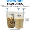 imageReli 120 Pcs 8 oz Paint Mixing CupResin Mixing  Disposable Measuring Cups  Clear Plastic Measure  Use for Paint Epoxy Resin Pigments