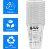 imageReli 120 Pcs 8 oz Paint Mixing CupResin Mixing  Disposable Measuring Cups  Clear Plastic Measure  Use for Paint Epoxy Resin Pigments
