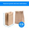 imageReli Brown Paper Bags  500 Count  Paper Lunch Bags Ideal for Small Lunches and Crafts  Perfect for Sandwiches and Snacks4 LB  Brown  500 Pack