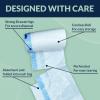 imageReli Commode Liners with Absorbent Pads Bulk 80 Pack  80 Each Liner and Pad  Use in Bedside Toilet Chair Bucket  Portable Toilet Poop Bags  Disposable Bed LinerWaste Bags