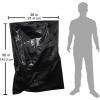 imageReli Contractor Garbage Bags 55 Gallon  20 Trash Bags  Heavy Duty  Black Contractor