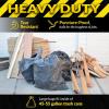 imageReli Contractor Garbage Bags 55 Gallon  40 Trash Bags  Heavy Duty  Black Contractor