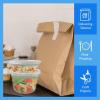 imageReli Deli Containers with Lids 50 Sets Total Variety Pack  8 oz 25 Sets 16 oz 25 Sets Plastic Soup Containers for To Go Meal Prep Food Storage  BPA Free Disposable  Microwave Freezer Safe