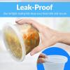 imageReli Deli Containers with Lids 50 Sets Total Variety Pack  8 oz 25 Sets 16 oz 25 Sets Plastic Soup Containers for To Go Meal Prep Food Storage  BPA Free Disposable  Microwave Freezer Safe