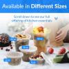imageReli Deli Containers with Lids 50 Sets Total Variety Pack  8 oz 25 Sets 16 oz 25 Sets Plastic Soup Containers for To Go Meal Prep Food Storage  BPA Free Disposable  Microwave Freezer Safe