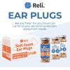 imageReli Foam Ear Plugs 120 Pairs Bulk 31 dB NRR  Disposable Foam Ear Plugs for Sleeping Noise Cancelling  Blocks Loud Snoring Concerts Travel Noise Reduction Peach