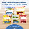 imageReli Gallon Freezer Bags 300 Count 106x1075 inch Freezer Bags 1 Gallon  Double Zipper Large Size  Press to Seal Write on Label 1Gal