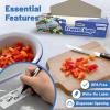imageReli Gallon Freezer Bags 300 Count 106x1075 inch Freezer Bags 1 Gallon  Double Zipper Large Size  Press to Seal Write on Label 1Gal