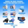 imageReli Latex Gloves Large 220 Count  Disposable  PowderFree  White Gloves NonSterile  All Purpose  Cleaning Automotive Cooking Industrial Laboratory  Single Use Large