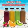 imageReli Plastic Juice Bottles 12 Pack 16 oz Square 16 oz Plastic Bottles with Caps ampamp Sticker Labels  Clear Empty for Drinks 16oz  Disposable Reusable Containers for Juicing Smoothies
