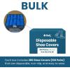 imageReli Shoe Covers Disposable  200 Pack 100 Pairs  One Size Fits All  Non Slip Disposable Shoe Covers for Indoors  Disposable Booties Shoe Protector  Waterproof Plastic Single Use  Blue