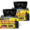 imageReli Contractor Garbage Bags 55 Gallon  40 Trash Bags  Heavy Duty  Black Contractor