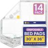 imageReli Disposable Bed Pads 14 Pack  30quot x 36quot  XL Bed Pads Disposable Adult Incontinence Sheets w NonSlip Adhesives  Absorbent Peepad for Adults Seniors Puppy  Waterproof Underpads