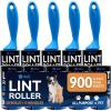 imageReli Lint Rollers for Pet Hair Extra Sticky 900 Sheets Total  Dog ampamp Cat Hair Remover  10 Rolls  5 Reusable Handles 90 Sheets Per Roll  Lint Remover for Clothes Couch  Easy Peel Sheets  Bulk