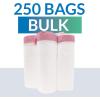 image610 Gallon Trash Bags Drawstring  250 Count  22quotx23quot  6 8 10 Gallon Drawstring Garbage Bags  White Trash Can Liners  Small  Medium