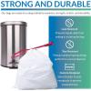 image610 Gallon Trash Bags Drawstring  250 Count  22quotx23quot  6 8 10 Gallon Drawstring Garbage Bags  White Trash Can Liners  Small  Medium