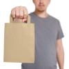 imageReli 100 Pack  7quotx315quotx8quot  Small Brown Paper Bags wHandles  Kraft Paper Shopping Brown Kraft Bag for Retail Merchandise To Go Parties