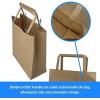 imageReli 100 Pack  7quotx315quotx8quot  Small Brown Paper Bags wHandles  Kraft Paper Shopping Brown Kraft Bag for Retail Merchandise To Go Parties