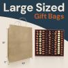 imageReli 10x5x13 in Brown Paper Bags with Handles  110 Pack  Kraft Paper Shopping Bags with Twist Handles Bulk  Ideal for Gifts Retail Shopping Merchandise Take OutTo Go Party Crafts