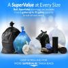 imageReli 13 Gallon Trash Bags  1000 Bags  Black  Tall Kitchen  Strong  Garbage