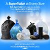 imageReli 13 Gallon Trash Bags  250 Bags  Black  Tall Kitchen  Strong  Garbage