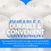 imageReli 13 Gallon Trash Bags  250 Bags  Clear  Tall Kitchen  Strong  Garbage