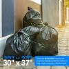 imageReli 1625 Gallon Trash Bags  500 Bags  Black  Home Kitchen  Strong  Garbage