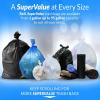 imageReli 1625 Gallon Trash Bags  500 Bags  Black  Home Kitchen  Strong  Garbage
