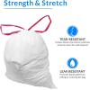 imageReli 24 Gallon Trash Bags Drawstring  250 Count  18quotx 20quot  Small Garbage Bags 4 Gallon  Drawstring Handles  White Trash Can Liners 2 Gal  3Gal  4Gal  Small Bin Liners Office