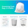 imageReli 24 Gallon Trash Bags Drawstring  250 Count  18quotx 20quot  Small Garbage Bags 4 Gallon  Drawstring Handles  White Trash Can Liners 2 Gal  3Gal  4Gal  Small Bin Liners Office