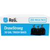 imageReli 30 Gallon Trash Bags Drawstring  250 Count Bulk  Black  30 Gallon Garbage Bags Heavy Duty  Large250