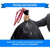 imageReli 39 Gallon Trash Bags Drawstring 100 Count Large 39 Gallon Heavy Duty Drawstring Trash Bags Garbage 39Gal Capacity Lawn Leaf 39Gal Black1 Count Pack of 100