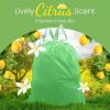 imageReli 4 Gallon Trash Bags Drawstring 100 Count  Citrus Scented Small Trash Bags for Bathroom Can  2 Gal  3 Gallon  4 Gal Small Trashcan Liners Green