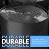 imageReli 40 to 45 Trash Bags Heavy Duty  50 Trash Bags  Super Sizeable for Serious Garbage Cleanup Black