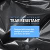 imageReli 40 to 45 Trash Bags Heavy Duty  50 Trash Bags  Super Sizeable for Serious Garbage Cleanup Black