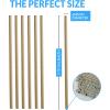 imageReli 400 Pack Paper Straws Kraft Brown  Paper Straws for Drinking  Disposable BiodegradableEcoFriendly  Use for Crafts Party Decoration Supplies Restaurants Juice Brown