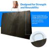 imageReli 60 Pcs Paper Shopping Bags Black  16x6x12  Large Paper Bags with Handles  Strong Large Shopping for Boutique  Kraft  Use for Take OutTo Go RetailRestaurant Twist Handles
