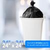 imageReli 610 Gallon Trash Bags  1000 Bags  Black  Bathroom  Strong  GarbageBlack