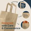 imageReli 8x45x1025 in Brown Paper Bags with Handles  110 Pack  Kraft Brown Paper Bags with Flat Handles Bulk  Ideal for Gifts Retail Shopping Merchandise Crafts