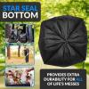 imageReli 95 Gallon Trash Bags Heavy Duty  68 Trash Bags  Super Sizeable Black Garbage for Serious Cleanup