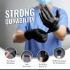 imageReli Black Nitrile Gloves Medium  500 Pack Heavy Duty Disposable Gloves 5 mil  Powder Free Latex Free  SingleUse  Premium Nitrile Material for Automotive Cleaning Cooking  Food Safe
