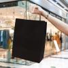 imageReli Black Paper Bags 55 Pack 8 x 45 x 1025  Black Gift Bags with Handles Kraft Paper  MultiPurpose for Shopping Retail Small Gifts Takeout DIY Party Favors