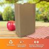 imageReli Brown Paper Lunch Bags 125 Pack  6 lb Brown Lunch Bags Luncheon Sacks for Snacks and Gifts  Medium Size Kraft Paper  Multipurpose for Lunch Snacks Gifts Arts ampamp Crafts DIY