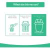 imageReli Compostable 13 Gallon Trash Bags  75 Count  ASTM D6400  Green  EcoFriendly  For Compost