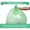 imageReli Compostable 1625 Gallon Trash Bags  50 Count  ASTM D6400  Green  EcoFriendly  For Compost