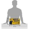 imageReli Contractor Garbage Bags 42 Gallon  20 Trash Bags  Heavy Duty  Black Contractor