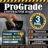imageReli Contractor Garbage Bags 55 Gallon  20 Trash Bags  Heavy Duty  Black Contractor1 Count Pack of 20