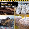 imageReli Contractor Garbage Bags 55 Gallon  20 Trash Bags  Heavy Duty  Clear Contractor