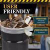 imageReli Contractor Garbage Bags 55 Gallon  20 Trash Bags  Heavy Duty  Clear Contractor