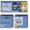imageReli Dog Poop Bags 400 Bags  Large Single Roll  Dispenser Box  9x13quot Large Doggie Poo Sack  Use for Yard Pickup  Bulk Single Roll  Unscented Leak Proof Black